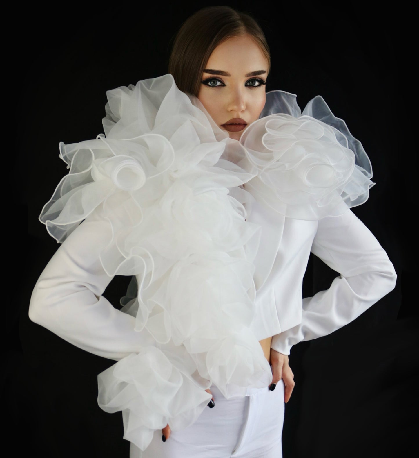 BLAZER COURT BLANC CECILIA PROFUSION