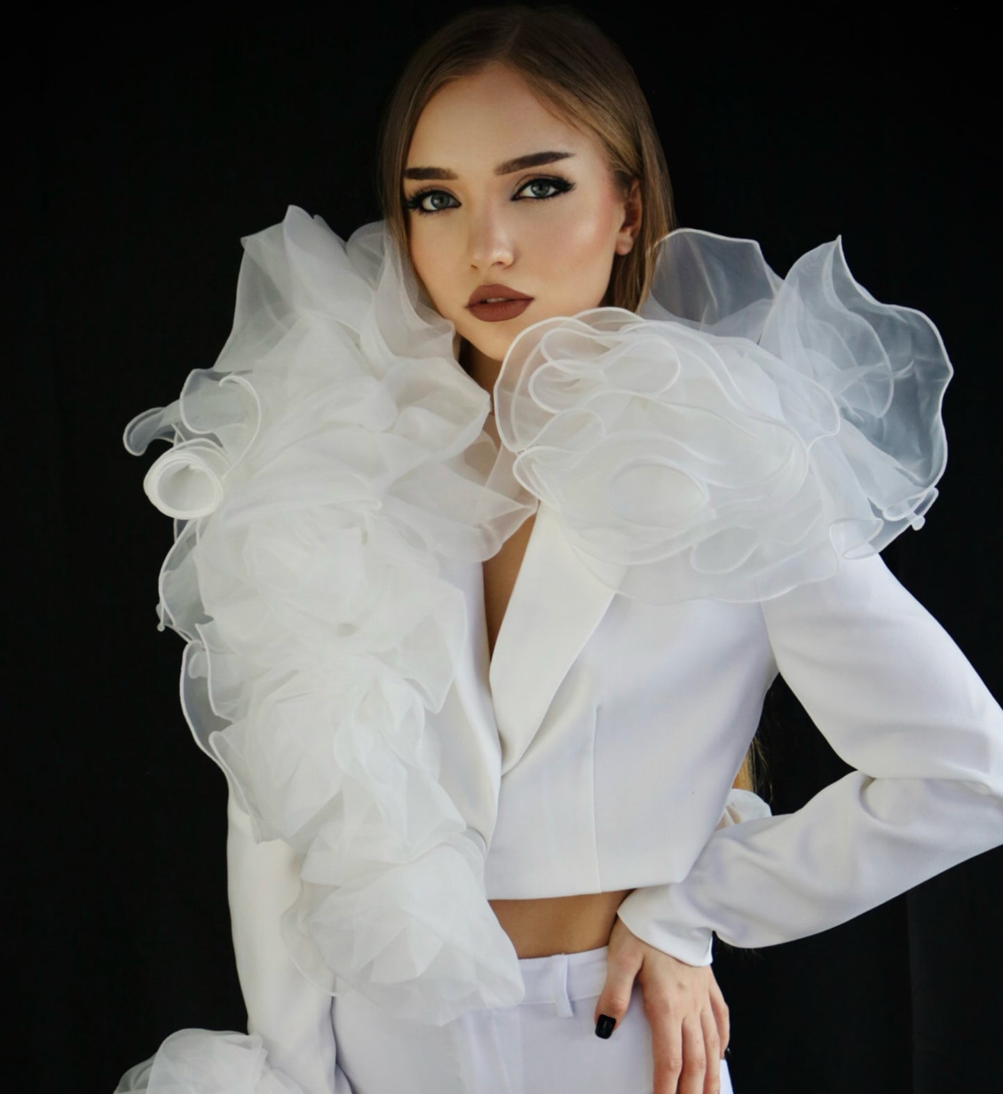 BLAZER COURT BLANC CECILIA PROFUSION