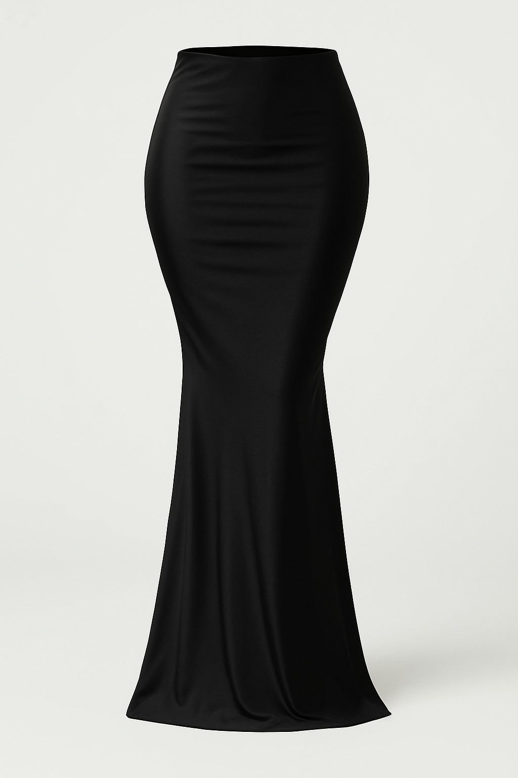 SATIN SKIRT NOIR