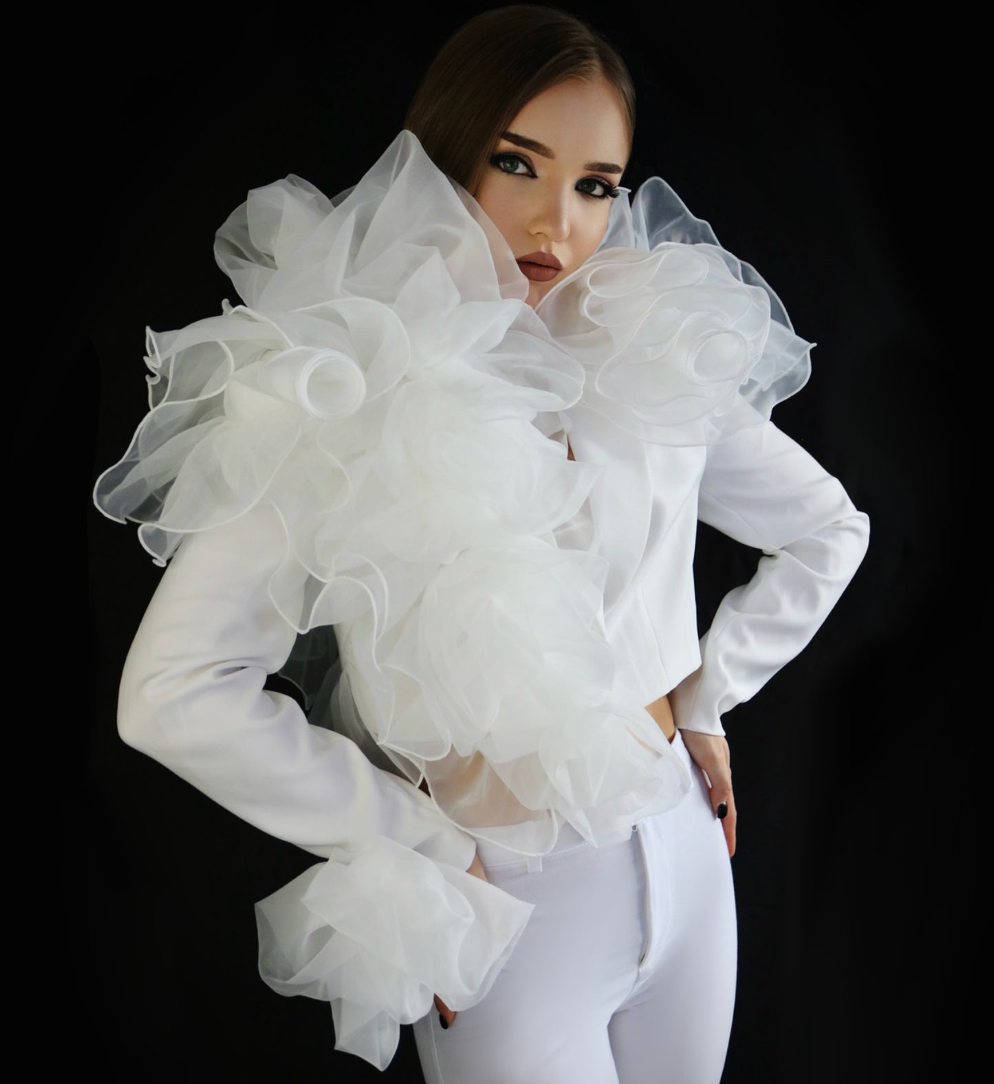 BLAZER COURT BLANC CECILIA PROFUSION