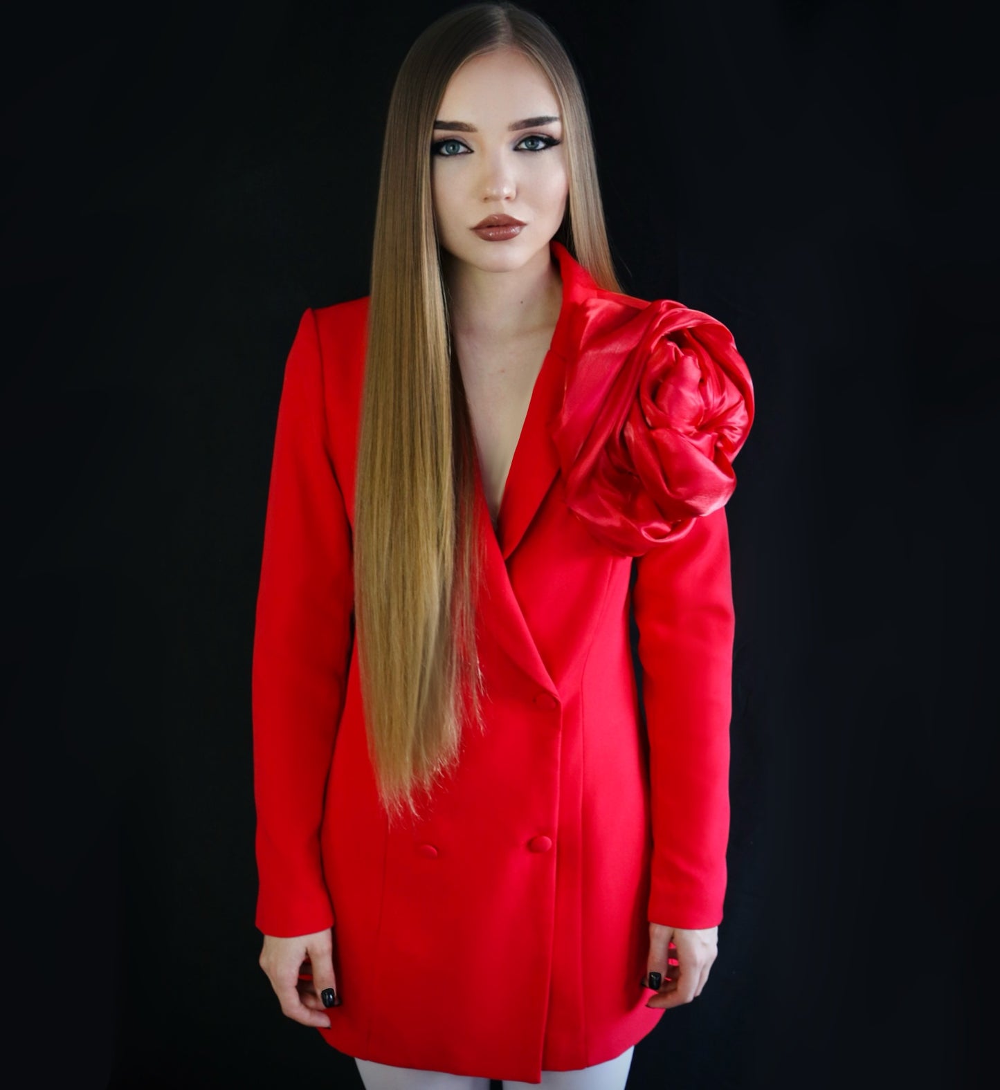 SCARLET ROSE BLAZER DRESS