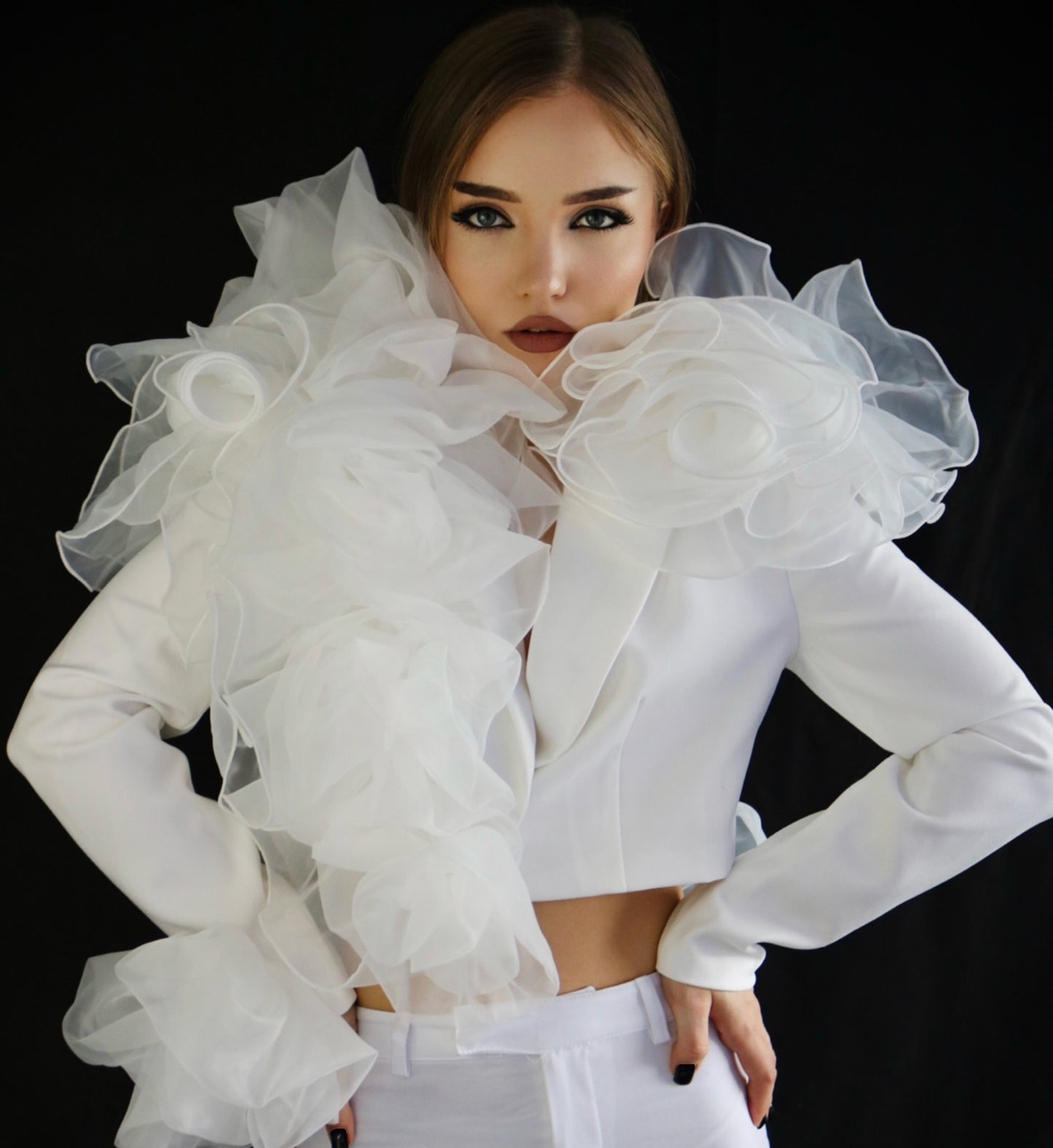 BLAZER COURT BLANC CECILIA PROFUSION