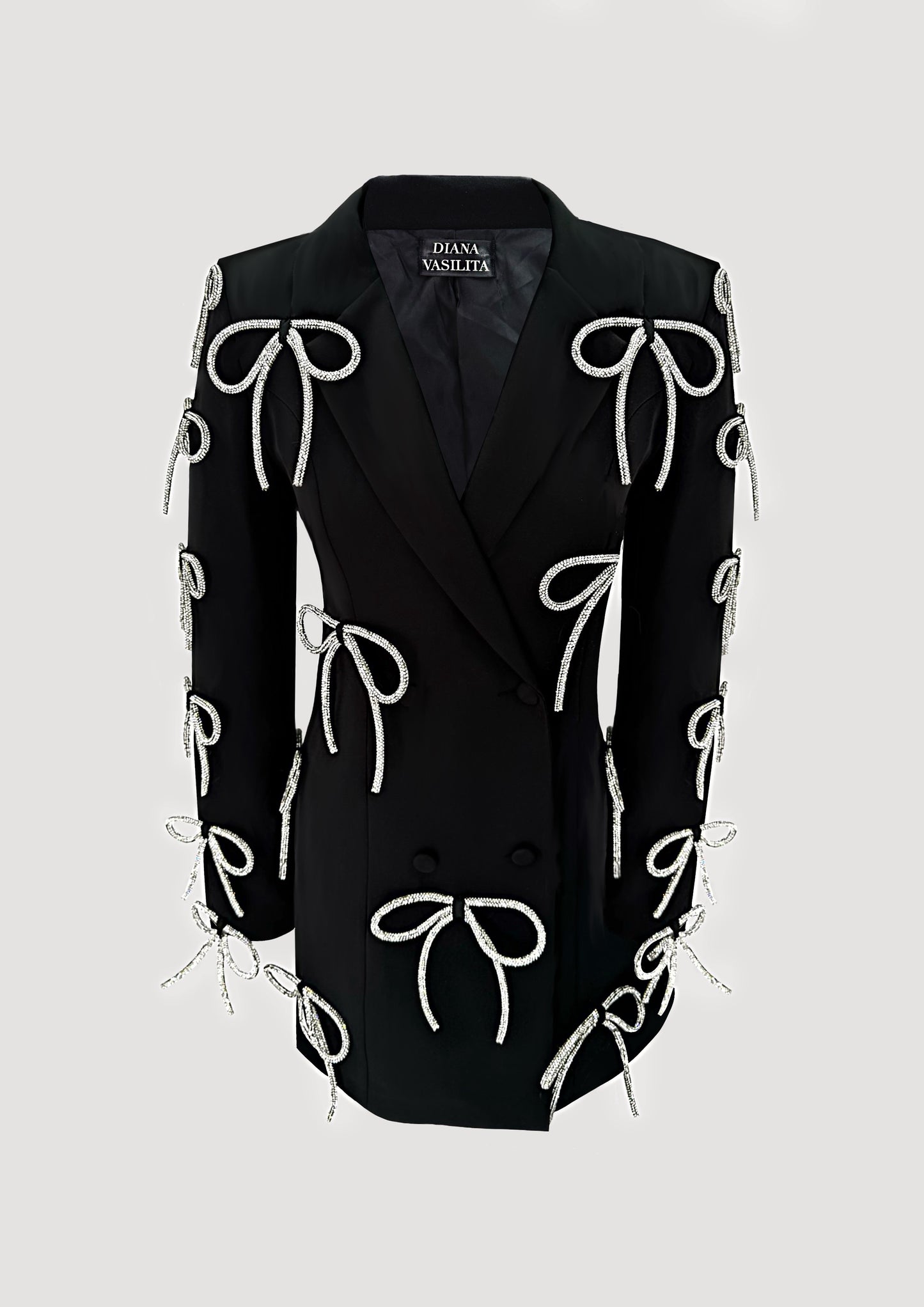 CATHERINE BOW ACCENT BLAZER DRESS