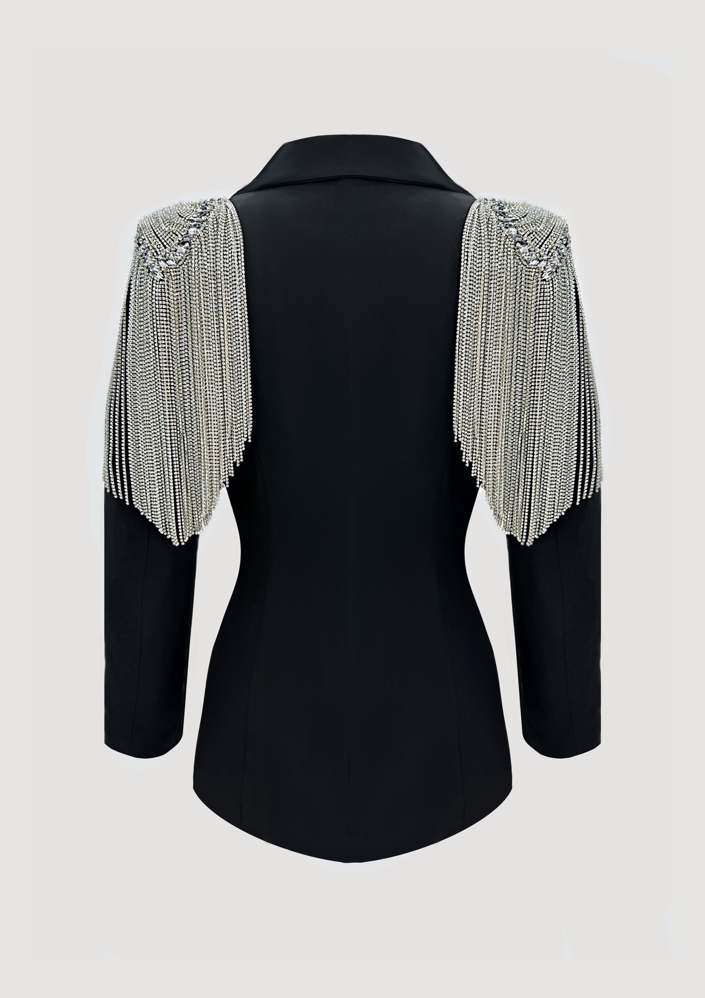 MARGUERITE EMBELLISHED EPAULETTES BLAZER