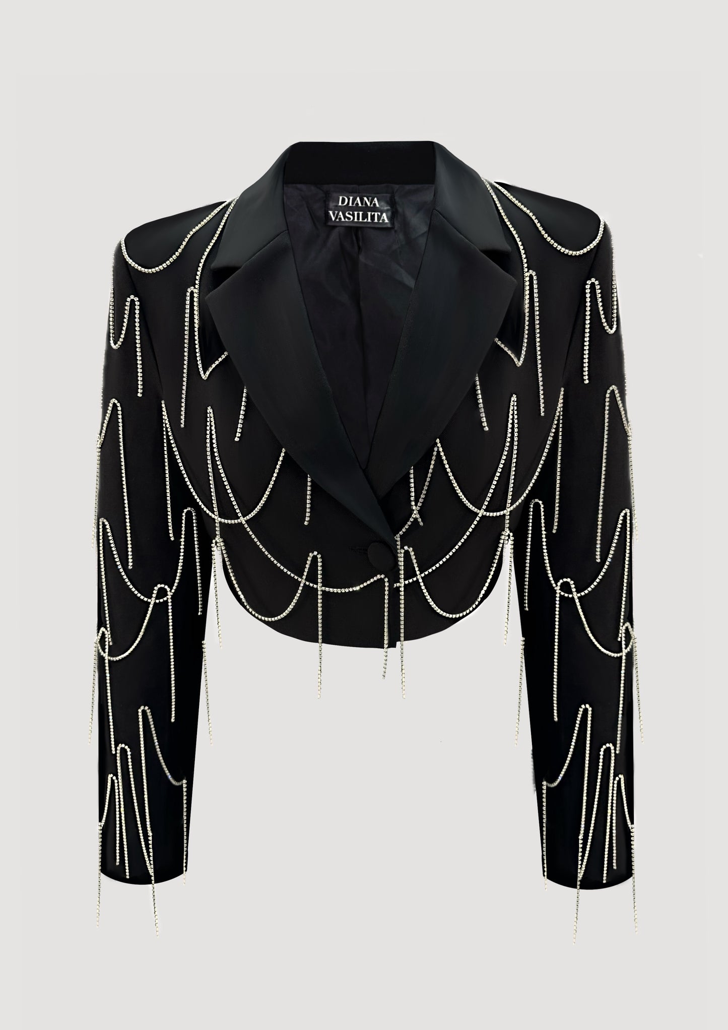 BLAZER COURT EN CASCADE DE CRISTAL SOPHIE