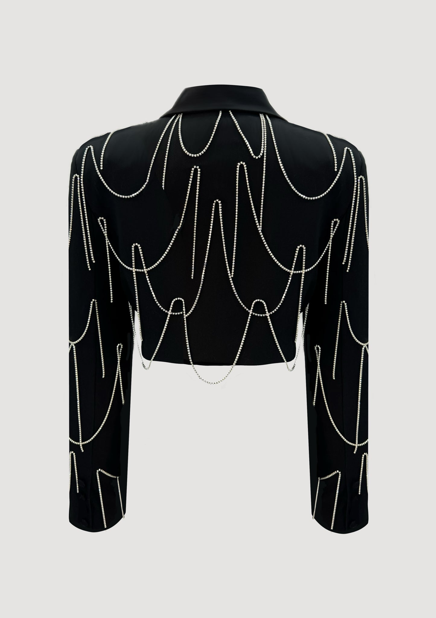 BLAZER COURT EN CASCADE DE CRISTAL SOPHIE