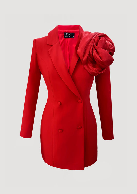 ROCHIE BLAZER ROSE SCARLET