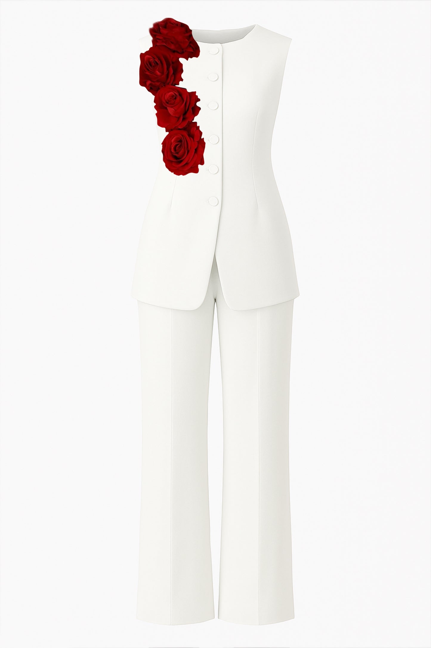 JACQUELINE COEUR SOLEIL COSTUME BLANC