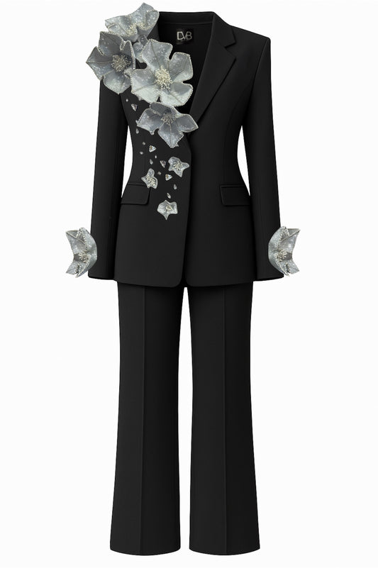 Costum negru Morgana Ecliptic