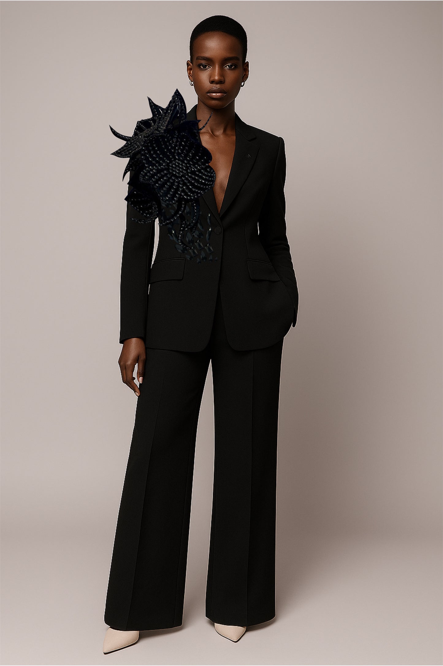 MORGANA ECLIPTIC BLACK SUIT