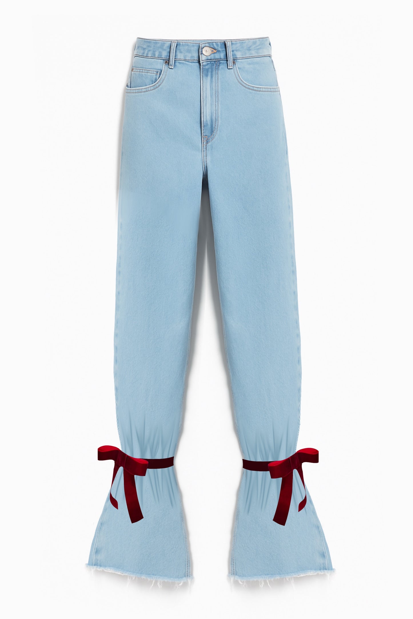 ESSENTIEL BLUE BOW JEANS