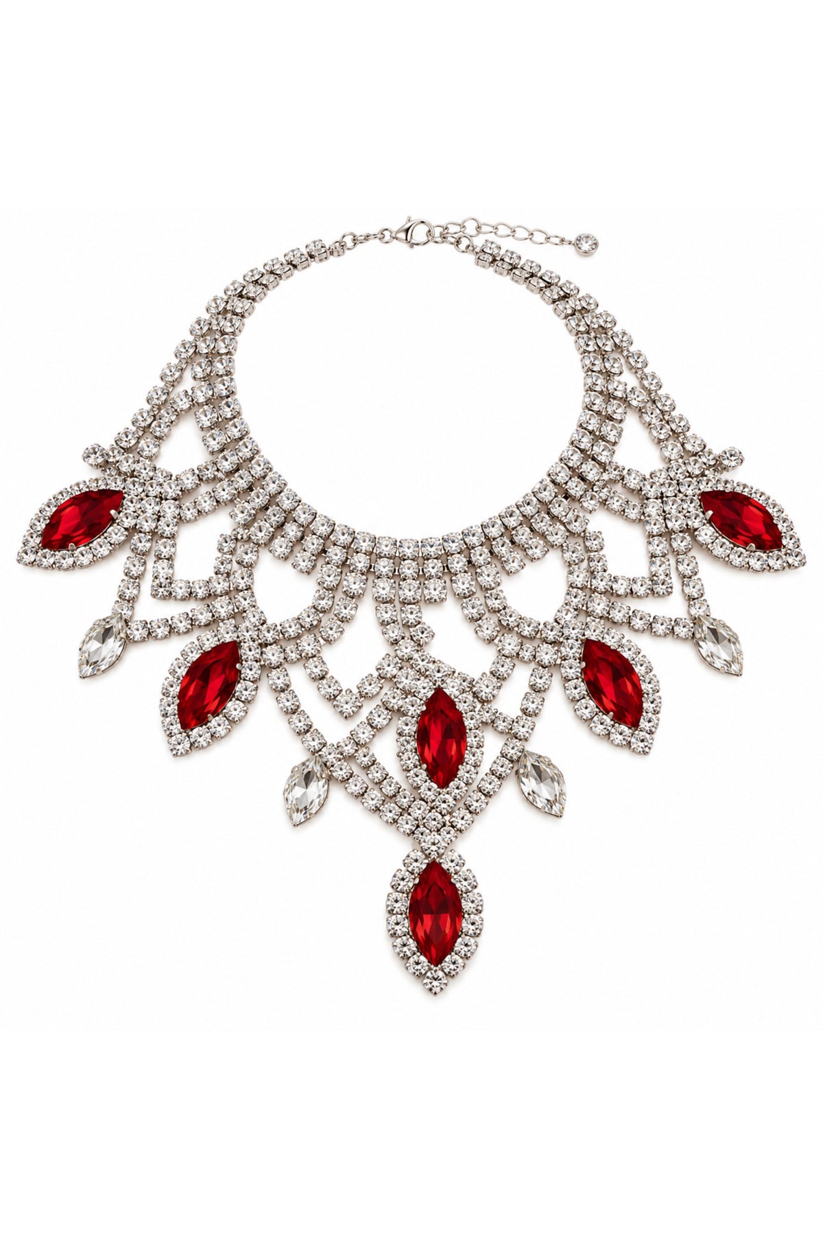 RED CRYSTAL COLLIER
