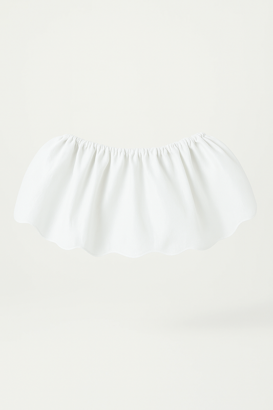 SATIN WHITE CAPE