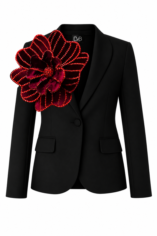 MORGANA ROUGE NOIR BLAZER