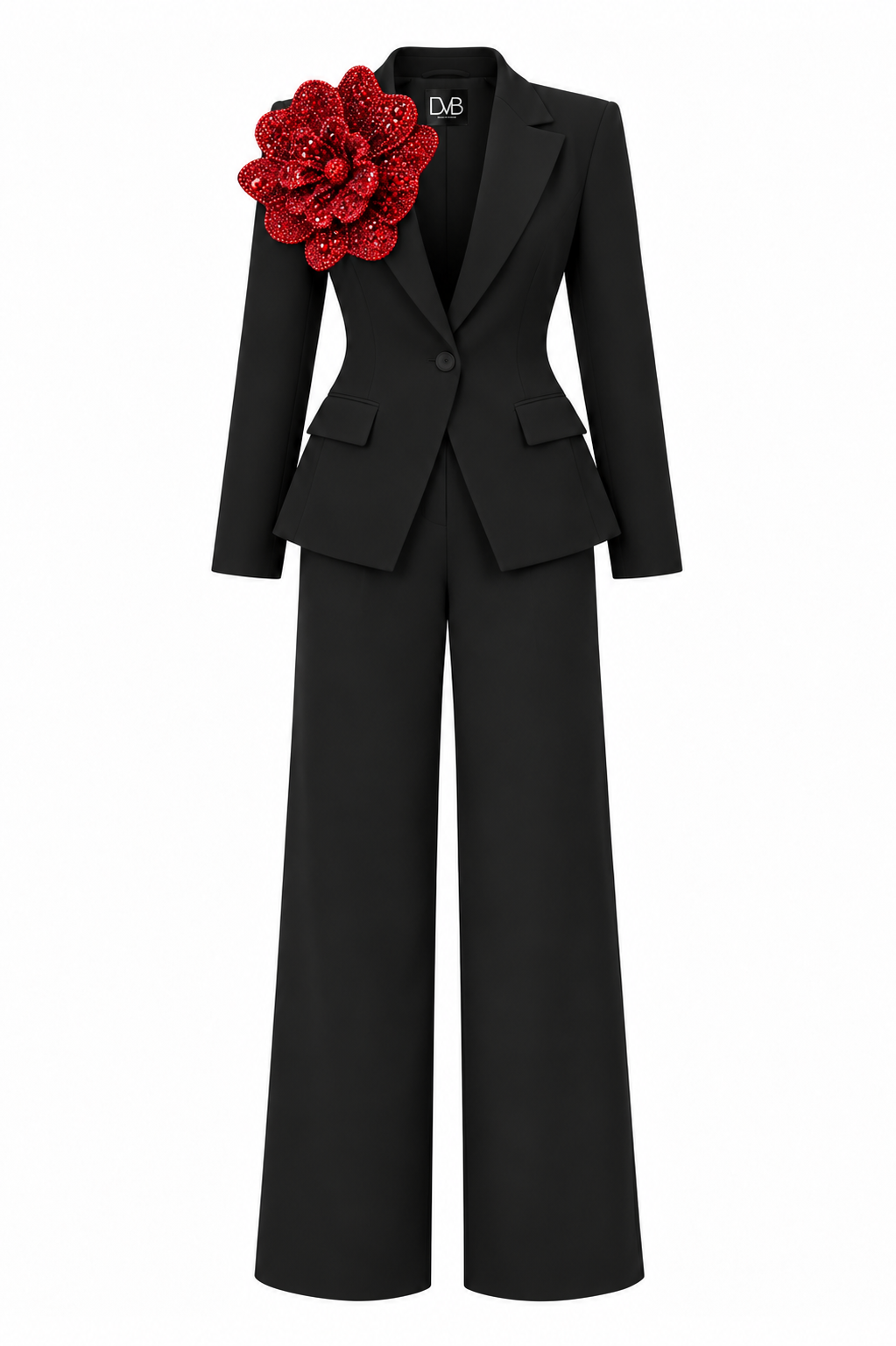 MORGANA ROUGE BLACK SUIT