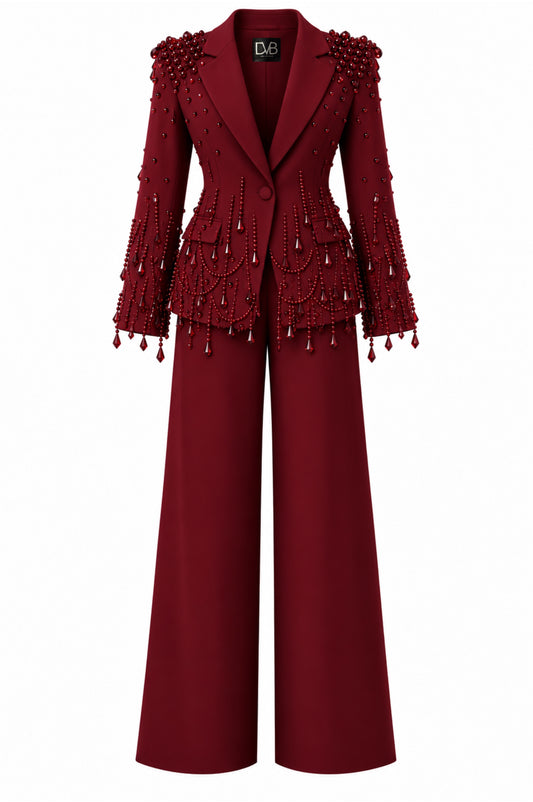 RAVENNA BURGUNDIA SUIT