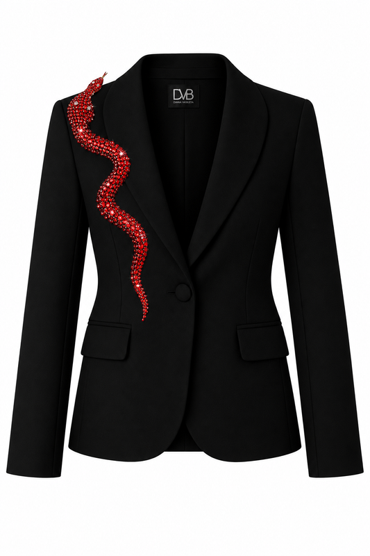 SERPENTIA ROUGE NOIR BLAZER