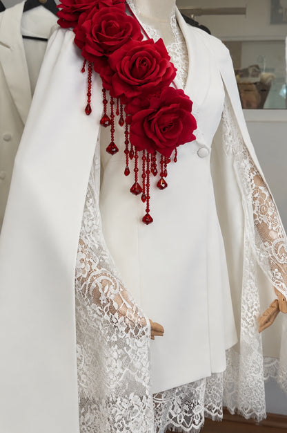 RIMINI SOPRANO BLANC BLAZER DRESS