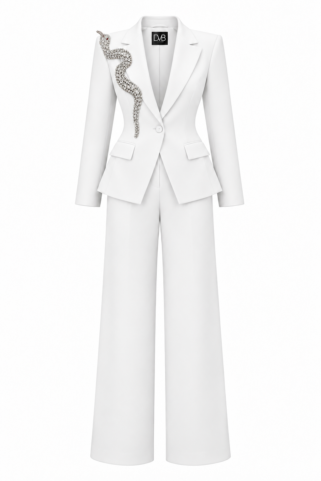 SERPENTIA SILVER WHITE SUIT