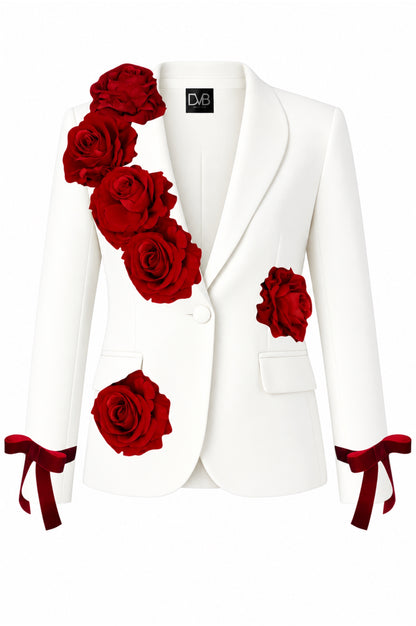JACQUELINE BLOOM BLANC BLAZER