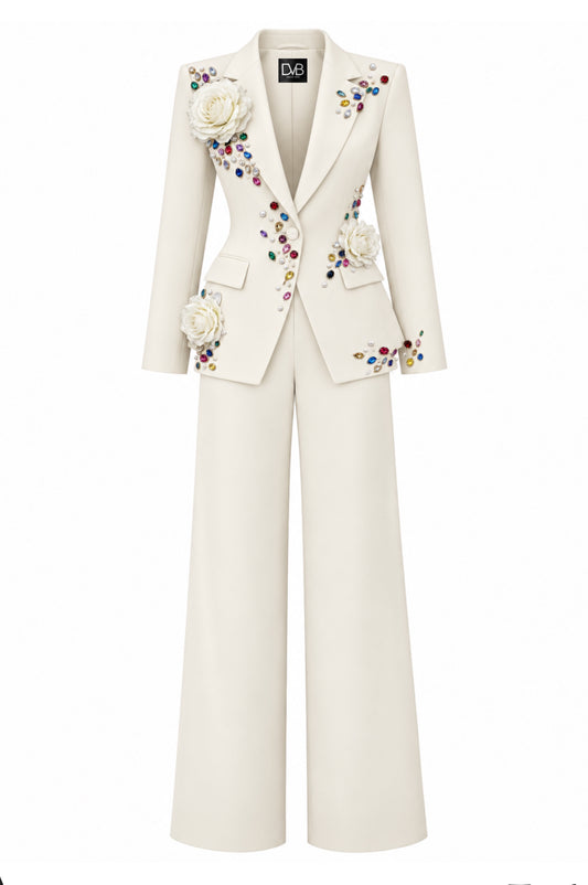 VASIRENNE BEIGE SUIT