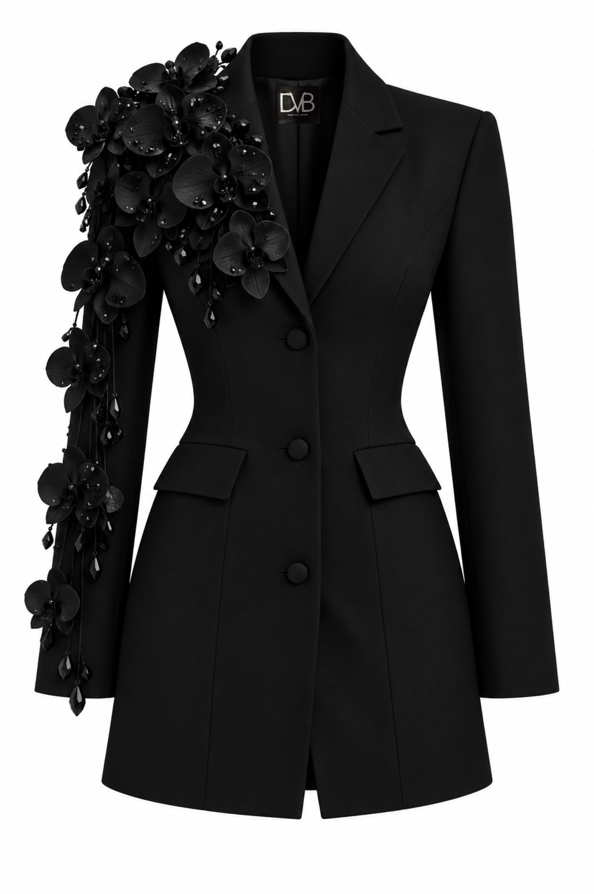 ORCHIDEE NOIR BLAZER DRESS