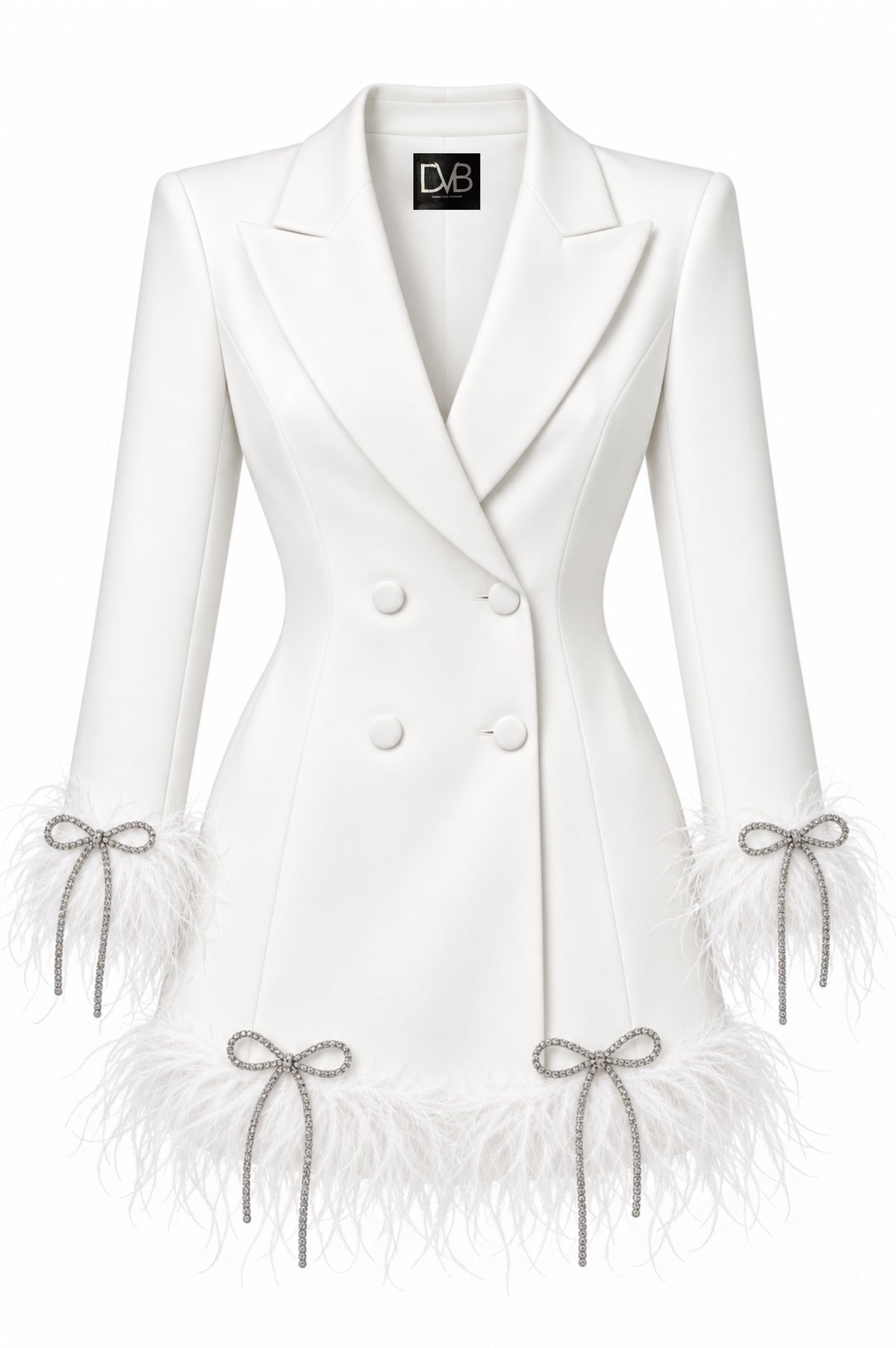 CLEOPATRA BLANC BLAZER DRESS