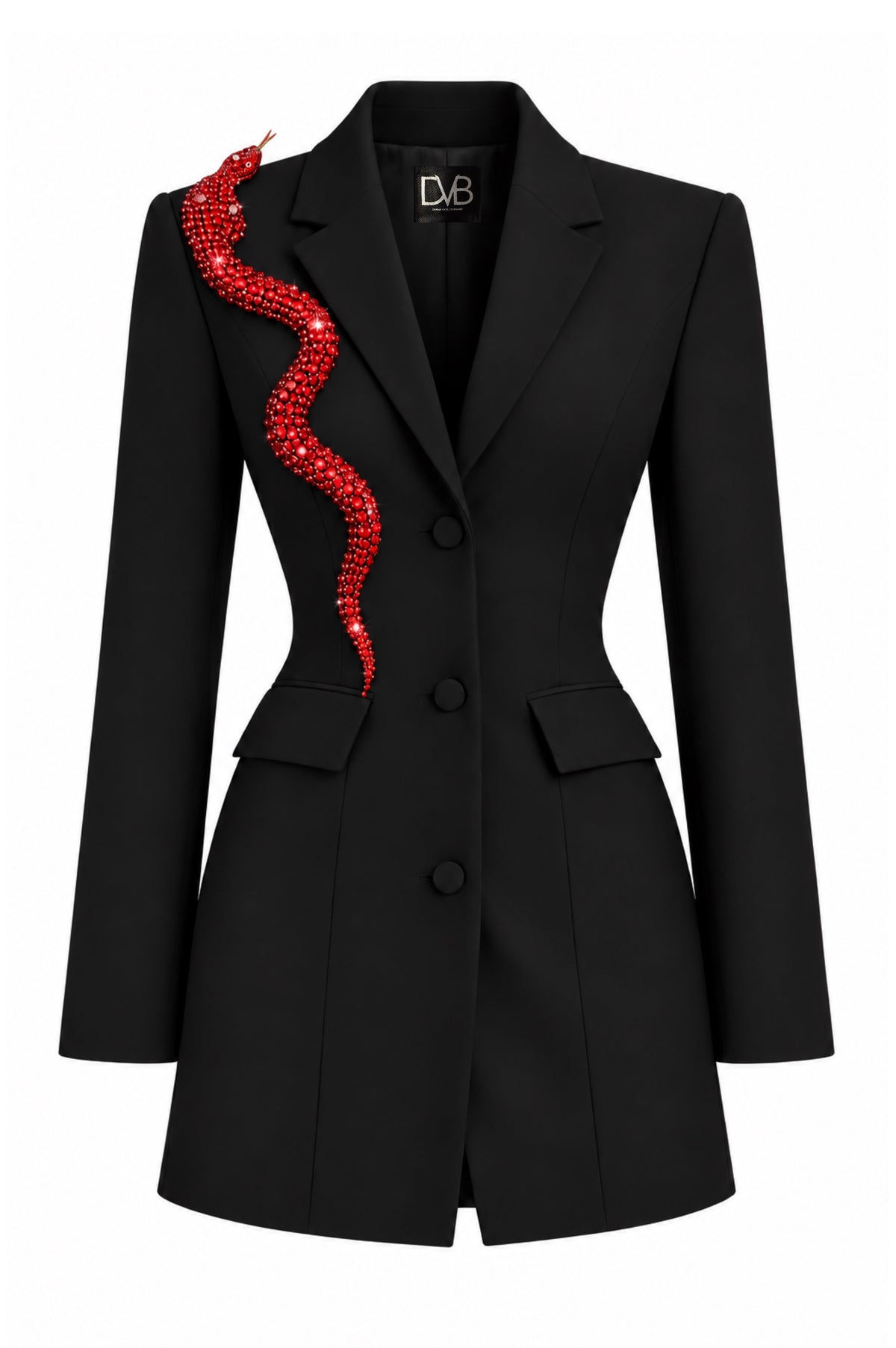 SERPENTIA RED BLAZER DRESS