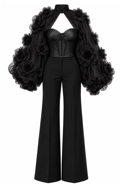 BLOOMY NOIR SUIT