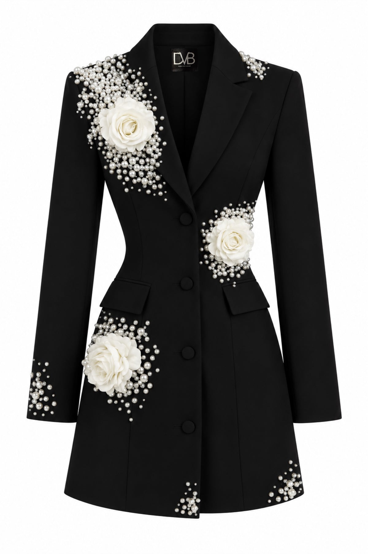 VASIRENNE PEARL BLAZER DRESS