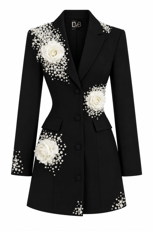 VASIRENNE PEARL BLAZER DRESS