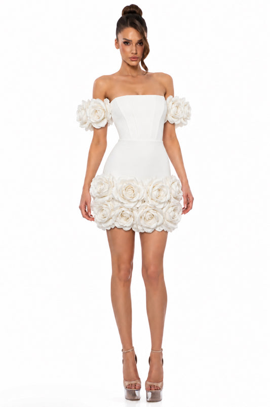 "LA PERLA" WHITE DRESS