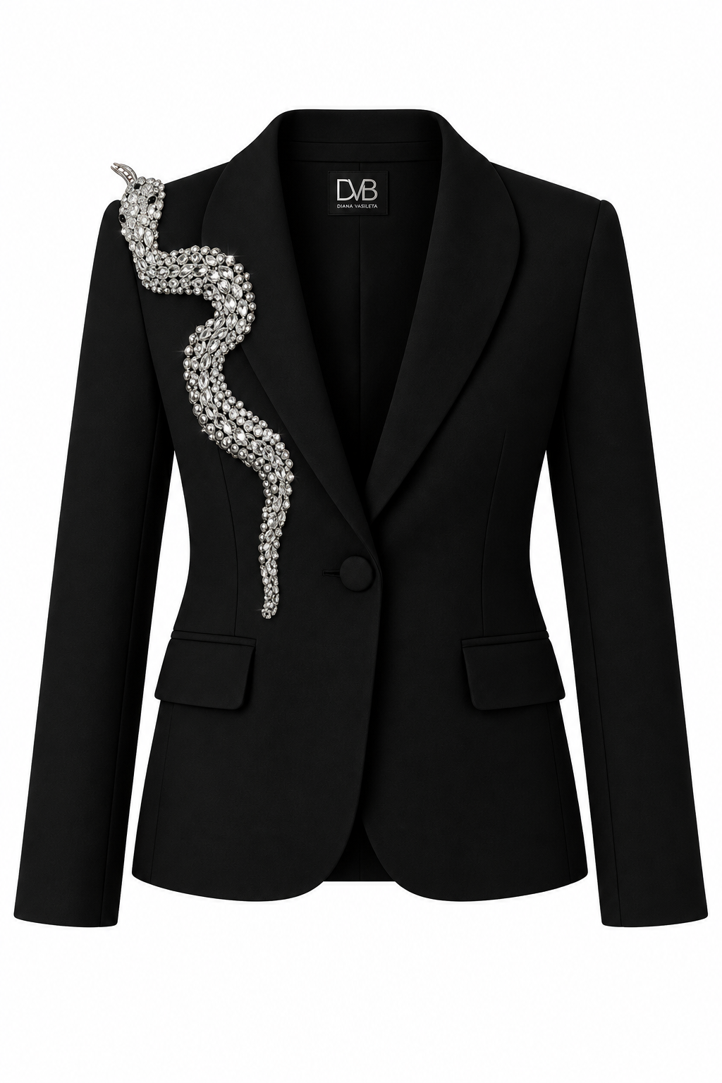 SERPENTIA SILVER NOIR BLAZER