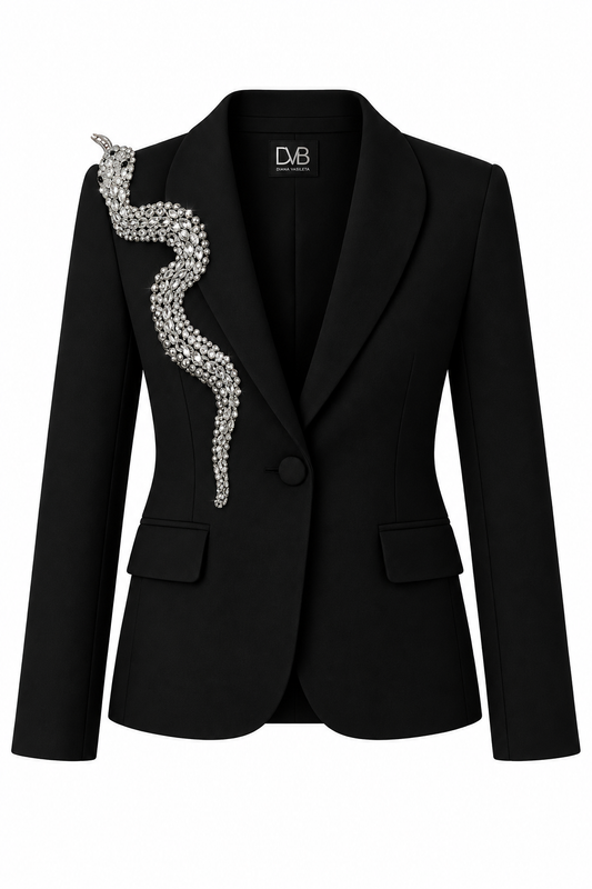 SERPENTIA SILVER NOIR BLAZER