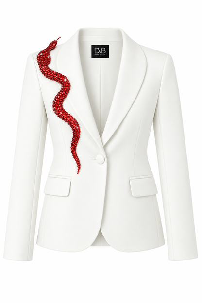 SERPENTIA ROUGE BLANC BLAZER