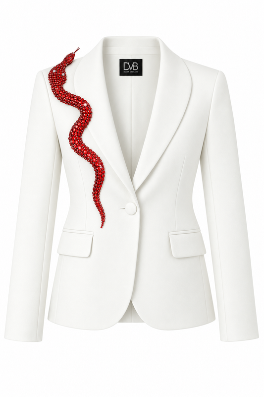 SERPENTIA ROUGE BLANC BLAZER