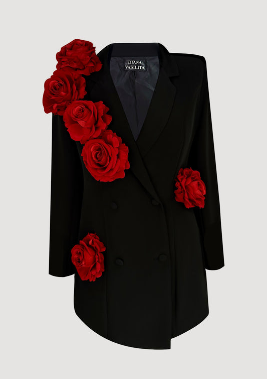 JACQUELINE BLAZER DRESS BLOOM