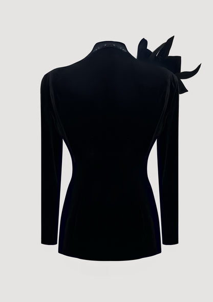 MORGANA ECLIPSE VELVET BLAZER