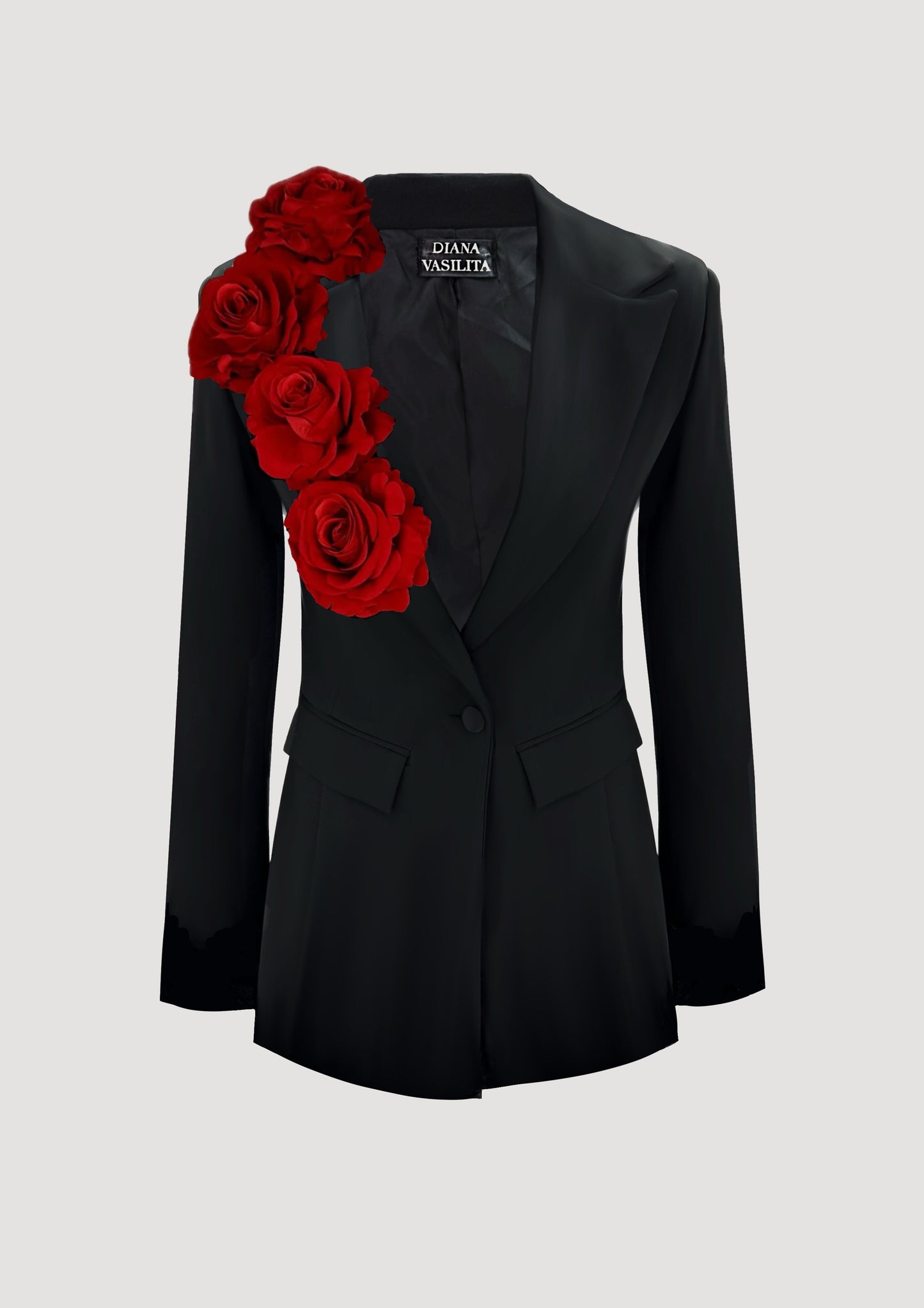 JACQUELINE VELVET ROUGE BLAZER SUIR