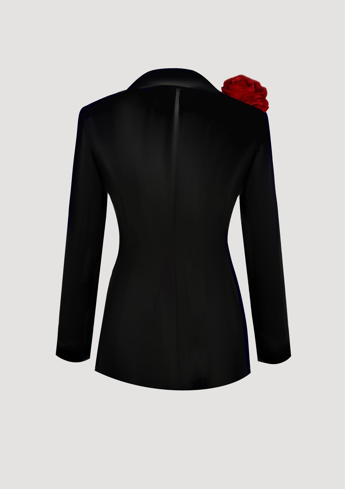 JACQUELINE VELVET ROUGE BLAZER BLOOM