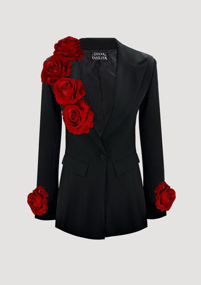 JACQUELINE VELVET ROUGE BLAZER HOLUE