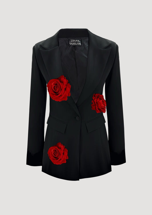 JACQUELINE VELVET ROUGE BLAZER TRIO