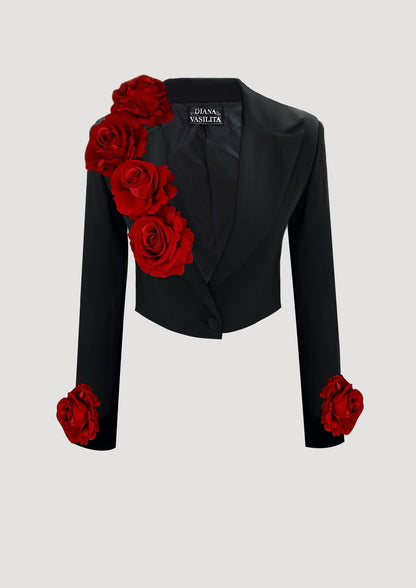 JACQUELINE VELVET ROUGE BLAZER HOLUE