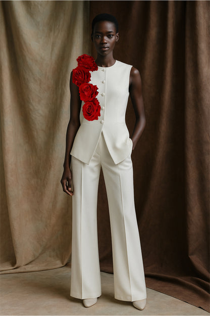 JACQUELINE COEUR SOLEIL COSTUME BLANC