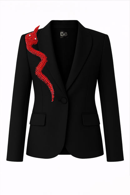 BLAZER SERPENTIA ROUGE