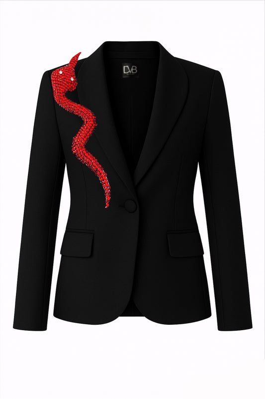 BLAZER SERPENTIA ROUGE