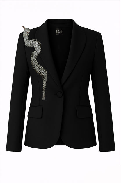 BLAZER ARGENTÉ SERPENTIA