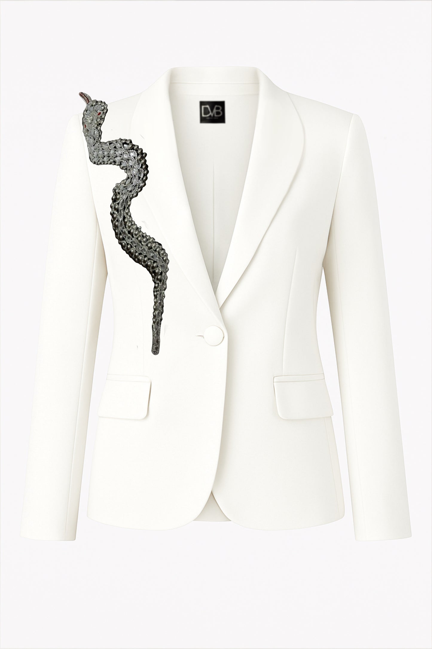 BLAZER ARGENTÉ SERPENTIA