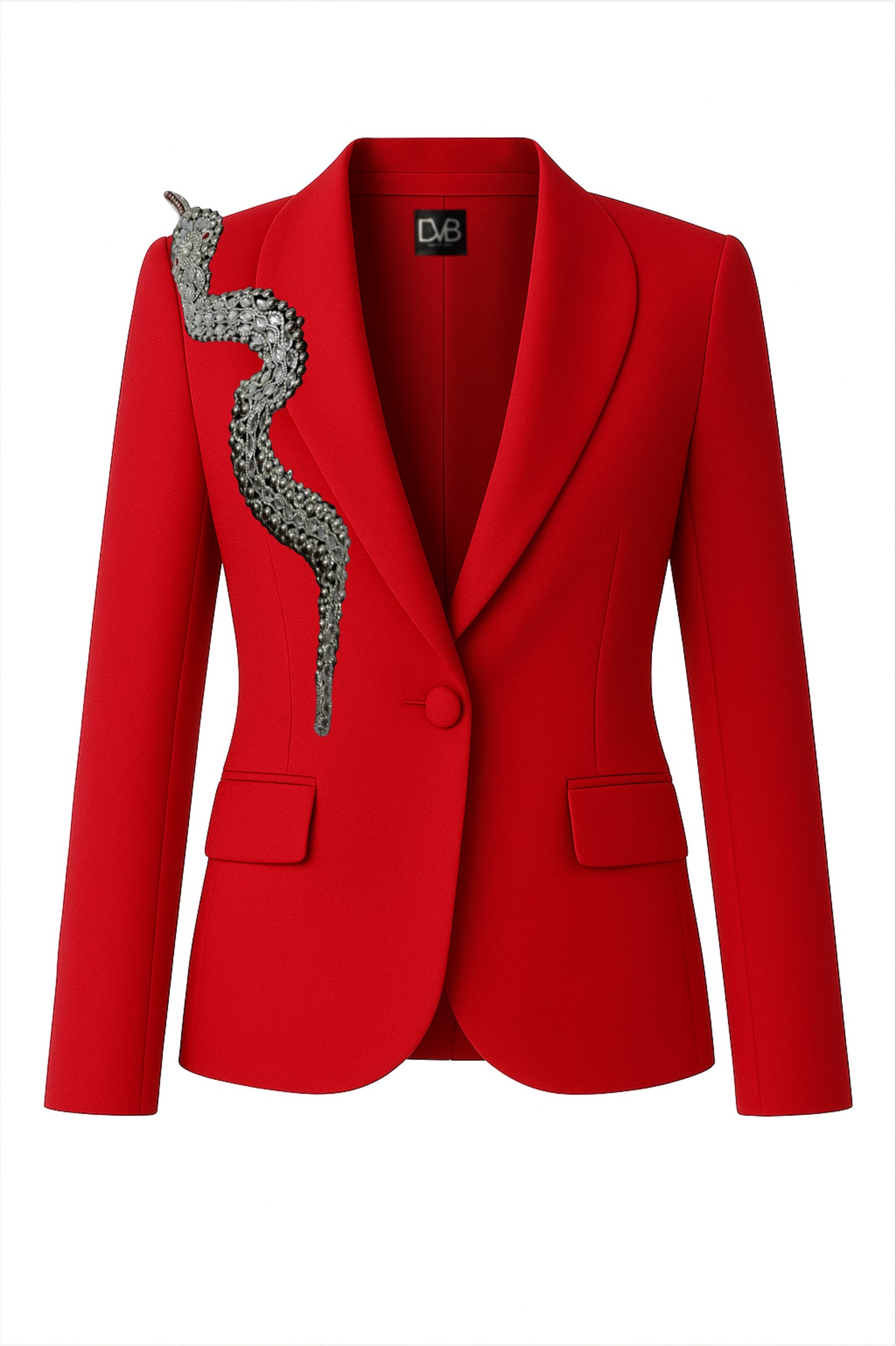 BLAZER ARGENTÉ SERPENTIA