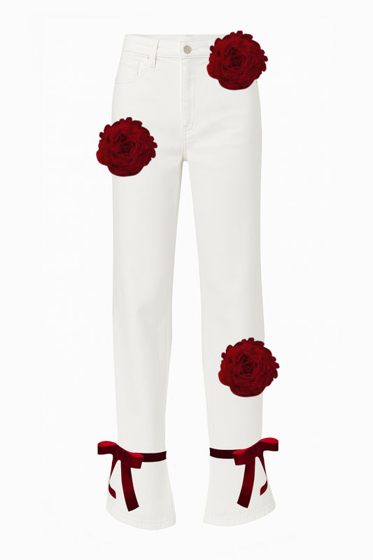 ESSENTIEL WHITE TRIO ROSE JEANS